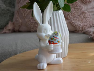 Easter Bunny Figure with Kinder Surprise Egg