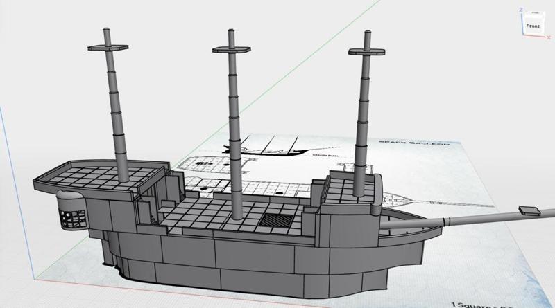 Spelljammer Space Galleon