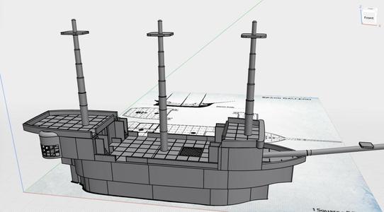 Spelljammer Space Galleon