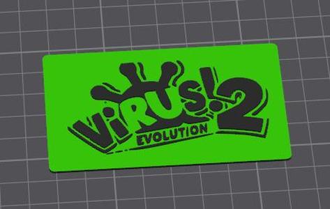 Virus 2 and Halloween card