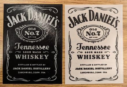 Jack Daniels Tennessee Whisky sign and light switch cover plate - beer sign liquor sign