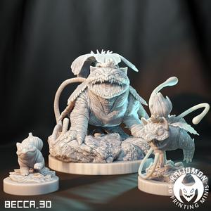 Kaijumon Flower Toads
