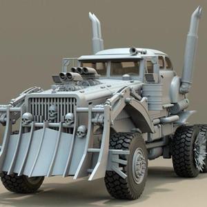 War Rig Truck 3D Printing Model | Assembly + Action