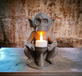LED Candle Holder Monkey - Cheer and Design