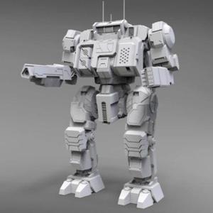MWO Highlander STL files for 3D Printing | Assembly Model + Action