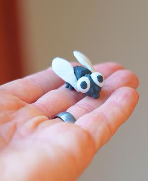 Flappy Fly - Articulated Mini Fidget Fly - Ludo 3D Printed Flexy Fly Insect Fidget Toy