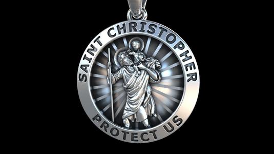 Saint Christopher medallion