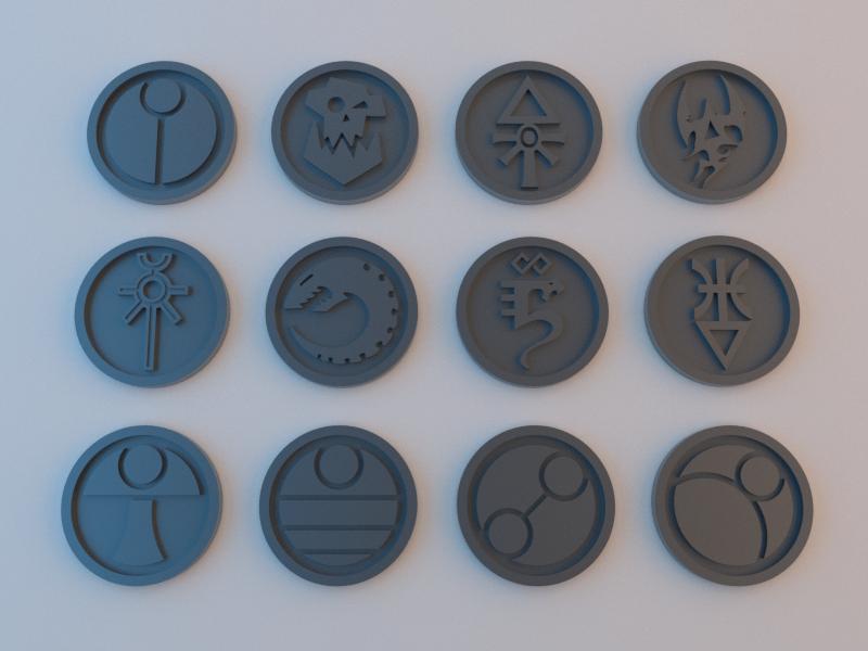 40k Tokens - Xenos - 40mm x 4mm