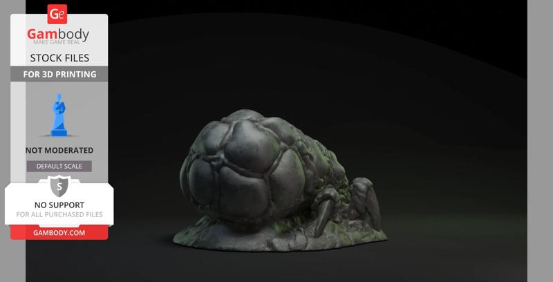 Baneling Zerg (Starcraft 2) 3D Printing Figurine