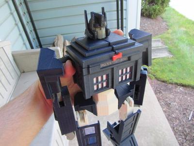 Tardis Transformer toy