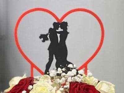 Cake topper wedding