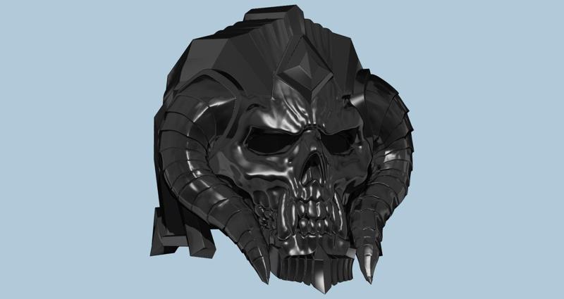 Project Ebonblade Death Knight Anduin Wrynn World of Warcraft Skull Helm