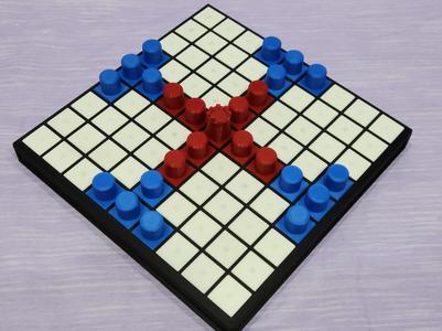 Tablut - W/ Rules (Magnetic Tiles & Pawns)