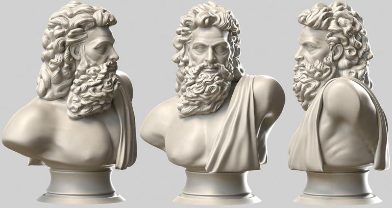 Zeus  bust