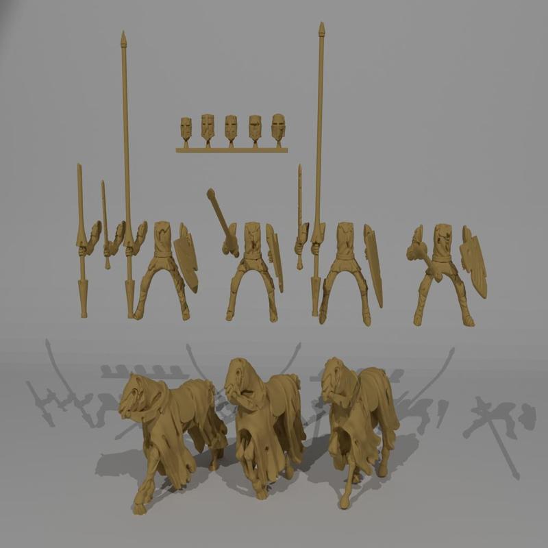 Undead Knight Miniatures Custamizable