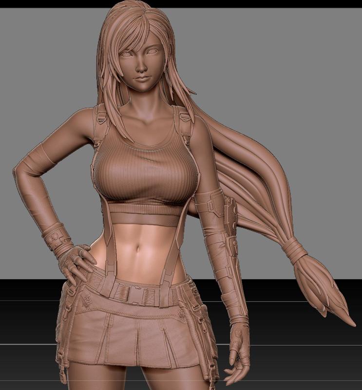 Tifa Lockhart Final Fantasy VII REMAKE HIDEF KEYED