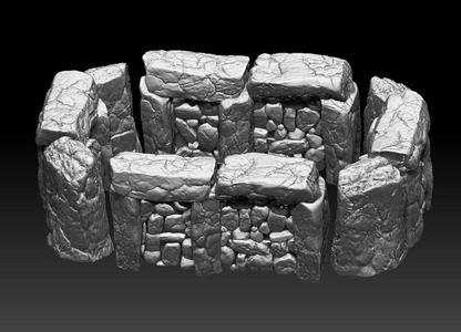 Modular Outdoor Ruins for “Stronghold on the Borderlands”