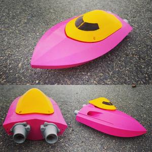 Mini RC Twin Jet Boat 200