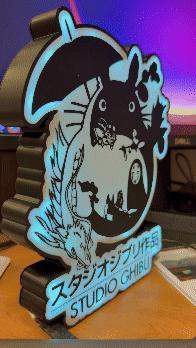 3D-Printed Studio Ghibli Tribute Lightbox