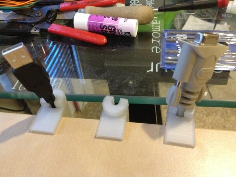 Captive Customizeable Cable Holder