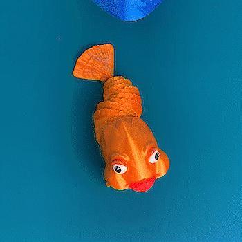 Cute flexible goldfish -NO SUPPORT