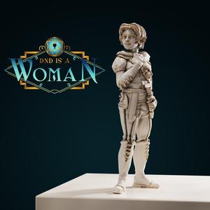 Halfling Rogue – Aelesia – 28/32mm and 75mm