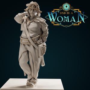 Firbolg Druid – Gunnhild – 28/32mm and 75mm
