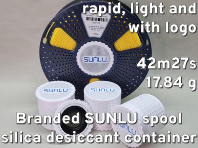 Branded SUNLU new spool silica desiccant container