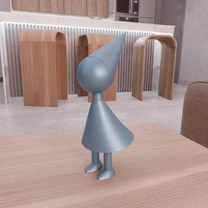 3D Princess Ida Figure with 3D Stl File & 3D Printing, Kids Toy, Character Design, Monument Valley, 3D Printed Decor, Figure Print