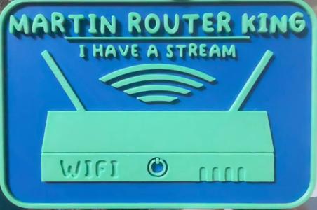 Martin Router King WIFI – Plate