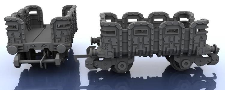 OO Train – Warhammer Style Troop Platform v1 S