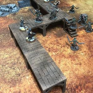 ScatterBlocks: Wooden Platforms (28mm/32mm scale)