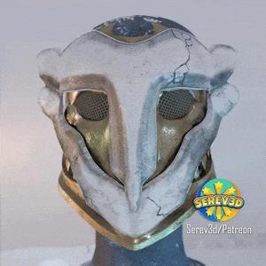 Arcane Ekko Mask – wearable LoL cosplay prop – Serev3D