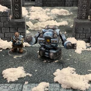 Dwarven Mining Robot (32mm scale)