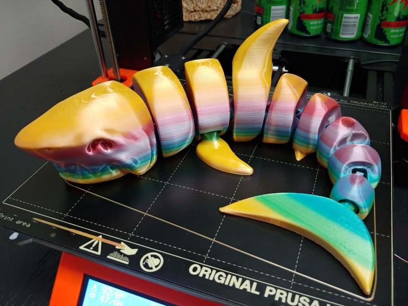 Curled Articulated Shark
