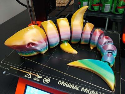 Curled Articulated Shark