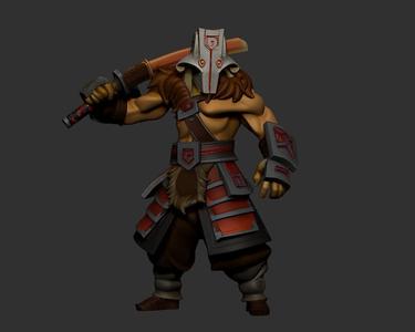 Juggernaut 3D Printable Model  Dota 2 Inspired