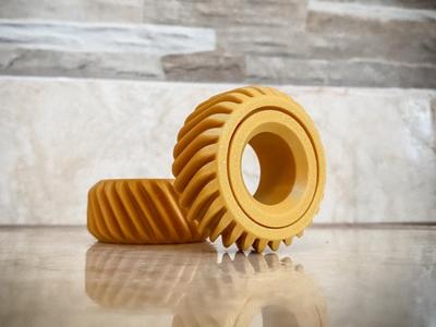 Gear Fidget Spinner Ring – Fast Print in Place