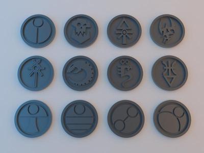 40k Tokens – Xenos – 40mm x 4mm