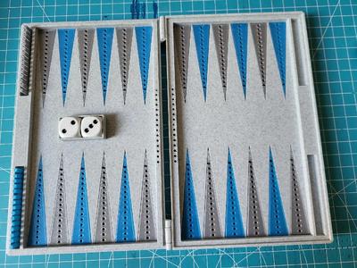 Print in Place Travel-Backgammon