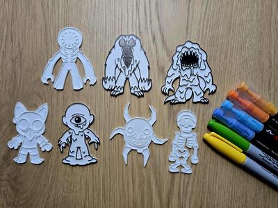 Roblox Doors Character Pack DIY Coloring NO AMS