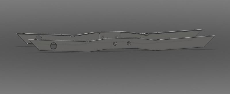 My own approach of Thunder rails with just one height