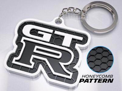 Nissan GTR Keychain