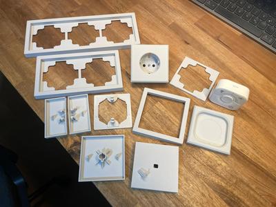 Light Switch & Wallplug replacement set GIRA