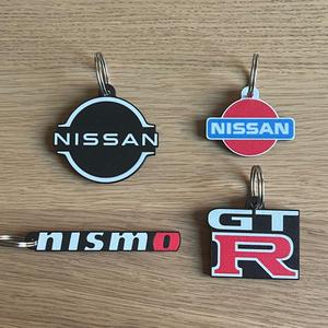 Nissan classic/new/GT-R/Nismo logo keychain