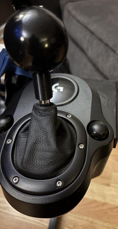 Logitech shift knob adaptor and knob