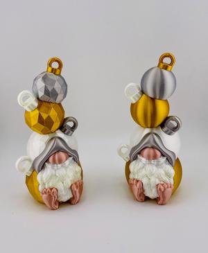 Ball Ornament Gnome Set