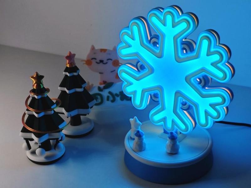 Christmas Snowflake Lamp