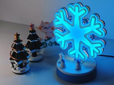 Christmas Snowflake Lamp