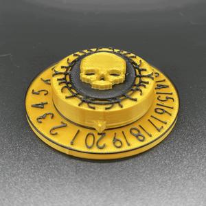 Filigree Skull "Magic: The Gathering" Radial Life Counter